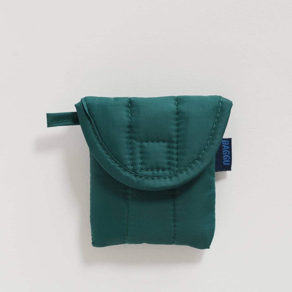 Baggu Puffy Earbuds Case - Malachite